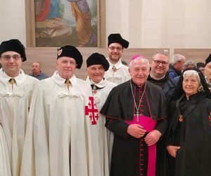 Lunedì 13 maggio 2024, festività della Madonna di Fatima, Cavalieri e Dame della Delegazione di Potenza – Lagonegro hanno preso parte alla celebrazione di ringraziamento a S.E. Mons. Salvatore Ligorio.
